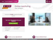 Tablet Screenshot of e-wise.nl